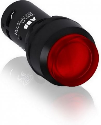 CP3-12R-10, Tlačítko červené, prosvětlené, včetně LED ABB 1SFA619102R1211