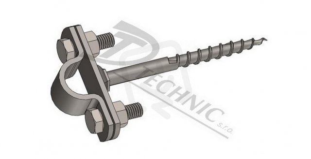 DT TECHNIC 102250 DOTb 250 Držák ochranné trubky a jímače - špička - 250 mm