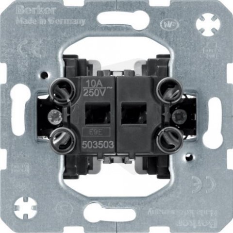 Kolébkové tlačítko řaz. 1/0 + 1/0 10A 250V modul přístroje /53503503/ 503503