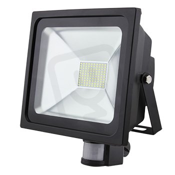 LED reflektor Classic PIR SMD 50W černý, 5500K, 4500lm FK TECHNICS 4738298