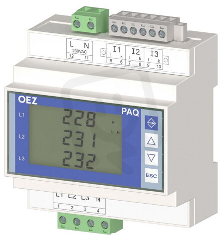 PAQ-52-U024-COM3 Analyzátor sítě