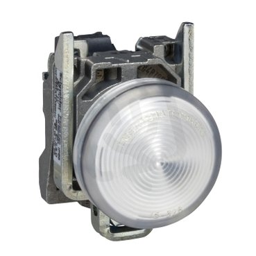 Signálka s LED, 230...240V, bílá SCHNEIDER XB4BVCUST04