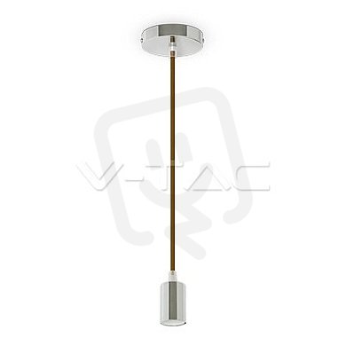 Závěsné svítidlo V-TAC Chrome Brown VT-7338