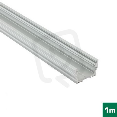 AL profil FKU20 BCD/U pro LED, bez plexi, 1m, elox FK TECHNICS 4737717