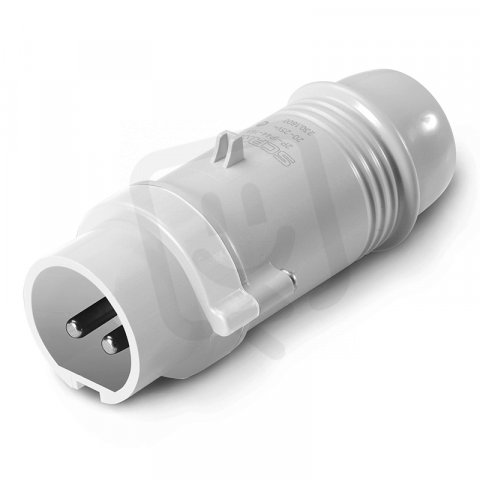 SCAME 230.3201 Vidlice IEC309 do 50V - 2P, 32A, 40-50 V, 50/60 Hz, IP44