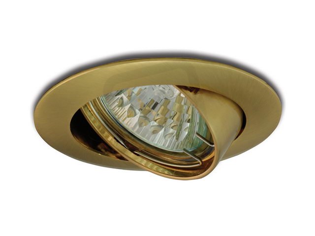 Podhledové svítidlo VP R50 litý zlato broušené PANLUX VPD-LR50/ZB