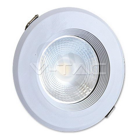 20W LED COB Downlight In 10W Body Warm W