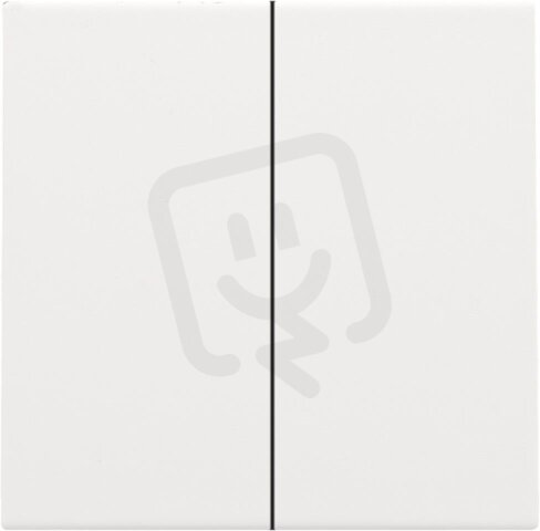 Smart Switch kolébka 2x1/2-WHITE COATED NIKO 154-31004