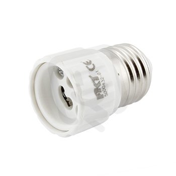 E27/GU10 Redukce - objímka pro LED žárovky, E27 na GU10 FK TECHNICS 5000432-02