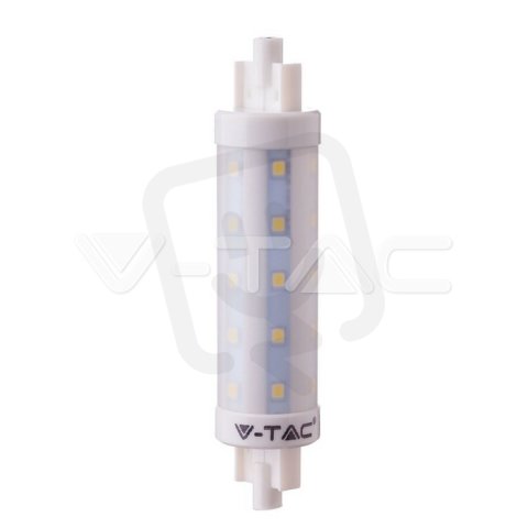 LED žárovka V-TAC 7W R7S 118mm Plastic Natural White VT-1917