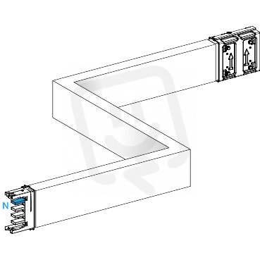 Z koleno 400 A na míru SCHNEIDER KSA400DZCG43A