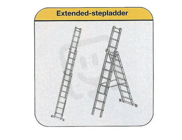 Třídílný posuvný žebřík 3 x 12 CIMCO 146212