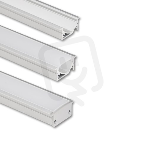 Vestavný hliníkový profil VA 30x14mm, mléčný difuz., 1m MCLED ML-761.056.43.1