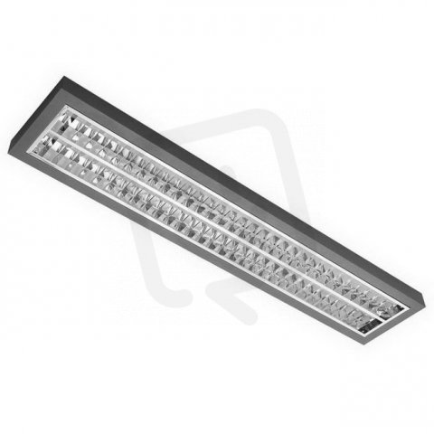 MODUS AREL4000 2x LED 1200mm mřížka AL lesk závěsné DIR/IND LED 830 350mA DALI