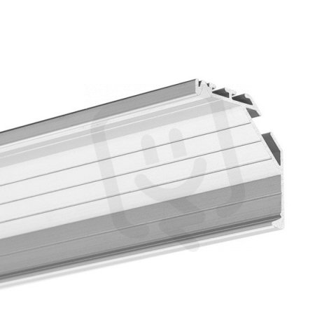 LED profil rohový KLUŚ KOPRO stříbrná anoda 3m ALUMIA B6367|3m