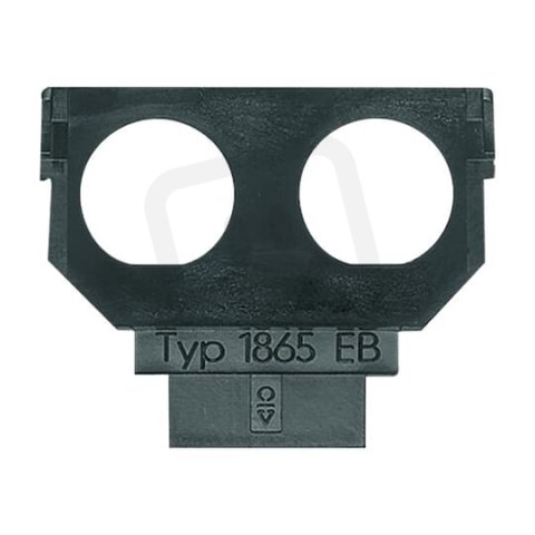 ABB 1764-0-0166 Maska nosná - 2x vestavná zásuvka Twinax