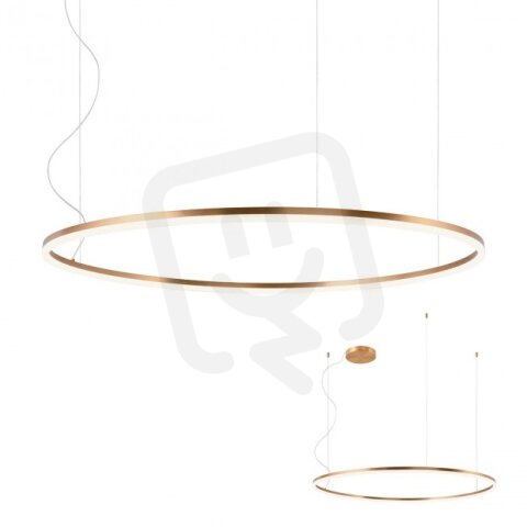 Závěsné svítidlo ORBIT SU LED 84W 4000K D1200 BRASS-DALI REDO 01-1919-DALI