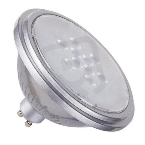 QPAR111 GU10, LED světelný zdroj stříbrný 7 W 4000 K CRI 90 40°    SLV 1005296