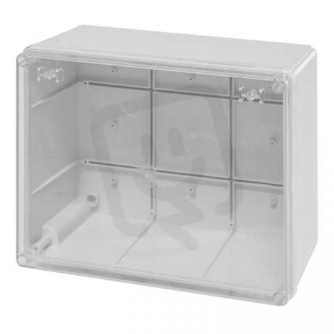 Rozbočovací krabice SCABOX IP56 240x190x125mm, průhledný kryt SCAME 686.428