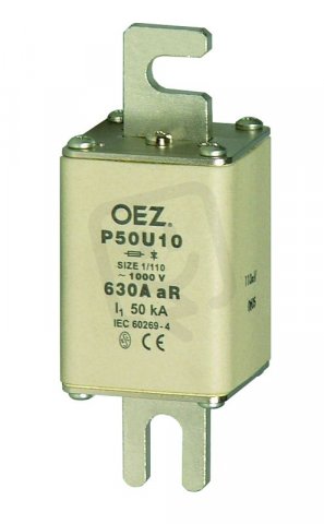 OEZ 08654 Pojistková vložka pro jištění polovodičů P50U10 500A aR