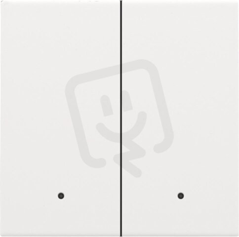 Smart Switch kolébka 2x1/2 + 2xLED-WHITE COATED NIKO 154-32004