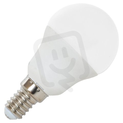 Světelný zdroj LED mini globe E14,7W,2700K, 595lm ECOLITE LED7W-G45/E14/2700