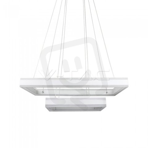 115W Soft Light Chandelier Dimmable Squa