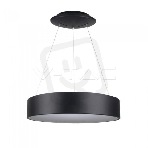 Závěsné LED svítidlo V-TAC 20W Surface Smooth Dimmable Black 3000K  VT-25-1D