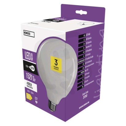 LED žárovka Filament Globe E27 11W (100W) 1 521 lm neutrální bílá EMOS ZF2161