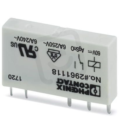 REL-MR- 60DC/21 Zásuvné miniaturní výkonové relé s výkonovým kontaktem 2961118