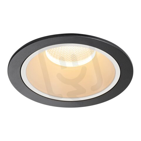 NUMINOS DL XL vnitřní LED zápustné stropní svítidlo černá/bílá 2700K 20°