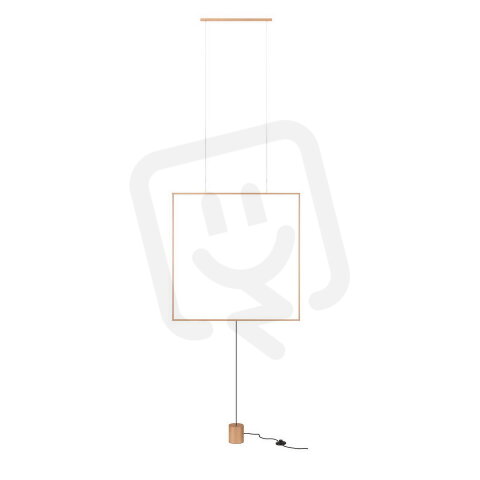 Závěsné svítidlo SLICK SU/LAMP SQ LED 37W 3000K GD REDO 01-2135