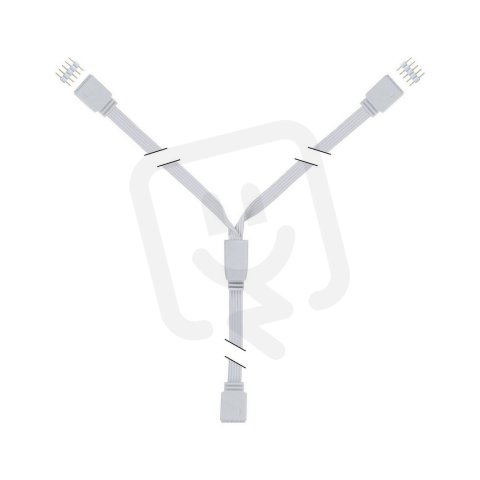 MaxLED Y-Splitter 1 ku 2 rozbočovač 30 cm umělá hmota bílá 798.13 PAULMANN 79813