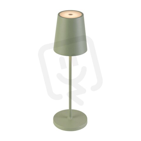 VINOLINA TWO stolní svítidlo, aku, IP65, 2200/2700/3000 K, TOUCH, zelená