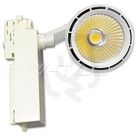 33W LED track Light White Body Natural W