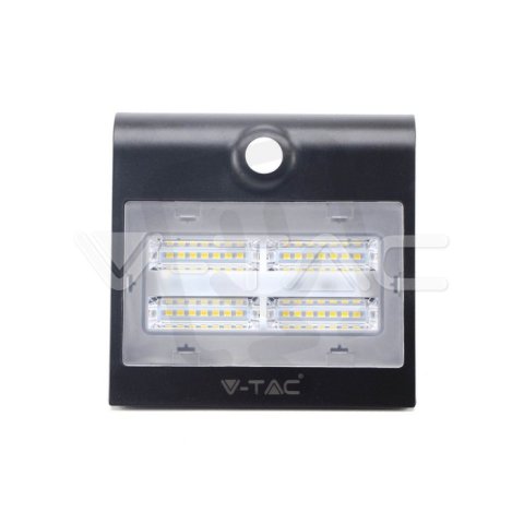 3W LED Solar Wall Light 3000K+4000K Blac