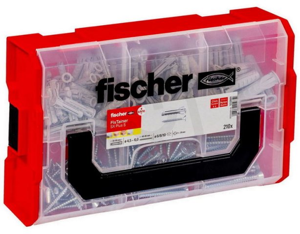 Stohovatelný box FIXtainer SX s vruty FISCHER 532891