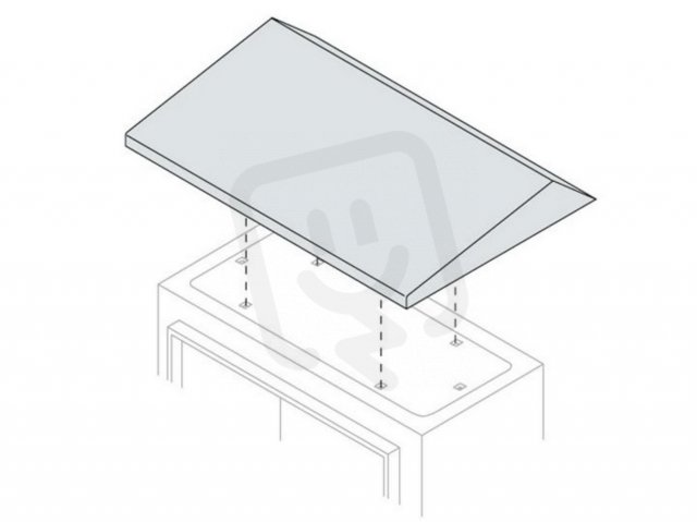 Stříška 300x150mm (šxh) SR RAL7035 ABB TT3015K