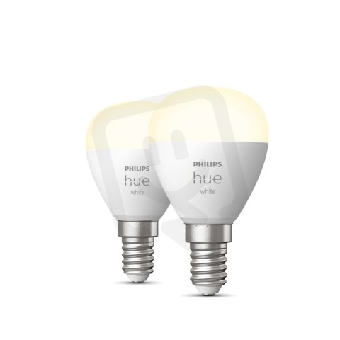 Philips Hue White LED žárovka kapka 470lm (40W) E14 5.7W Luster (2ks)