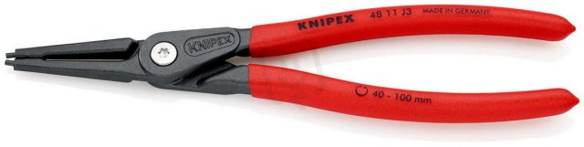 Precizní kleště na pojistné vnitřní kroužky v otvorech 225 mm KNIPEX 48 11 J3 SB