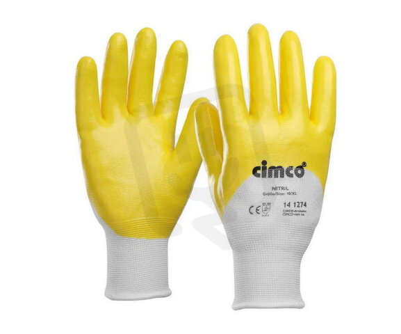 Ochranné pracovní rukavice NITRIL, velik CIMCO 141273