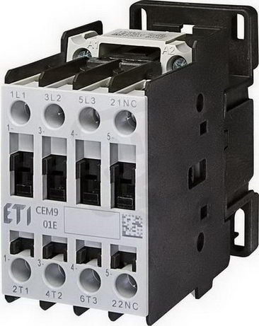 Motorový stykač CEM9.01-24V-50/60Hz, 3p, 3xNO+1xNC,25A/9A ETI 004642110