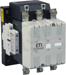 Motorový stykač ETI CEM112.22-110V-50/60Hz, 3p, 3xNO+2x (1xNO+1xNC),180A/112A