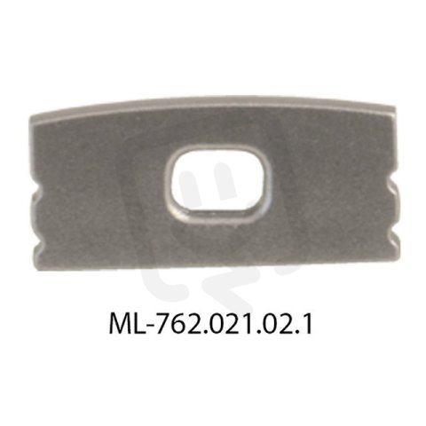 McLED ML-762.021.02.1 Koncovka pro PH s otvorem, stříbrná barva, 1 ks