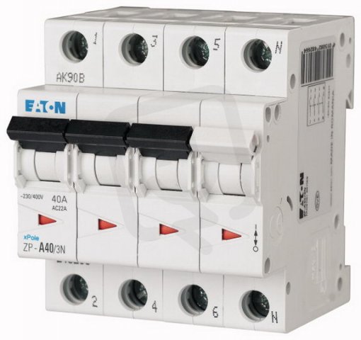 Eaton 248266 Vypínač, 3+N pól, In=40A ZP-A40/3N