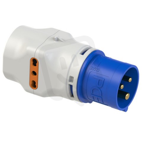 Multi-adapter CEE 16A/230V 3p 2 x Italská zás. P17/11 + 1 x italská zás. P3