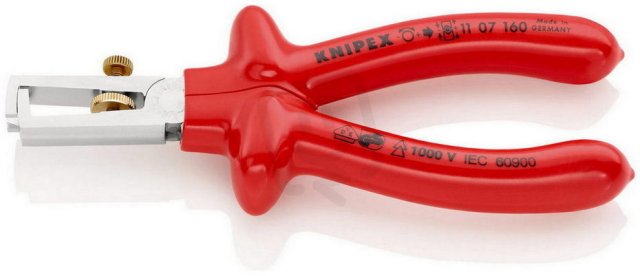 Odizolovací kleště S otevírací pružinou, univerzální 160 mm KNIPEX 11 07 160