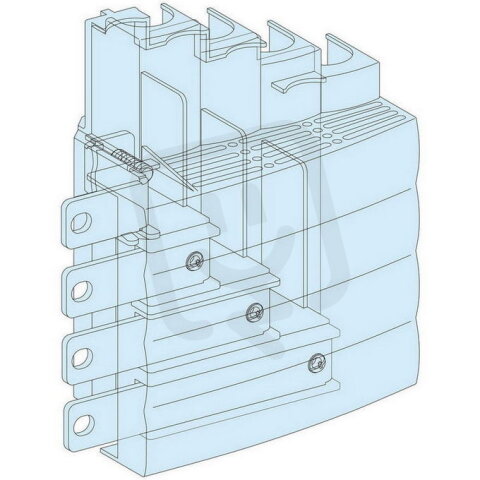 Připojovací blok pro NSX-INS250 napájené shora SCHNEIDER LVS04066