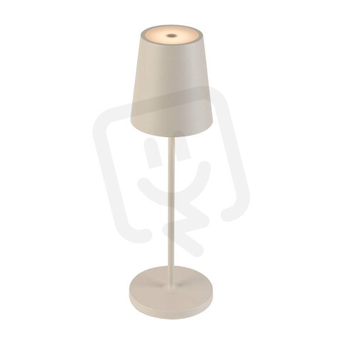 VINOLINA TWO stolní svítidlo, aku, IP65, 2200/2700/3000 K, TOUCH, béžová