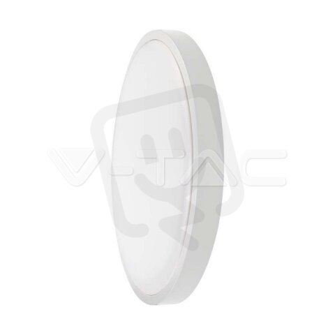 24W LED Dome Light Round White Frame 300 V-TAC SKU76181